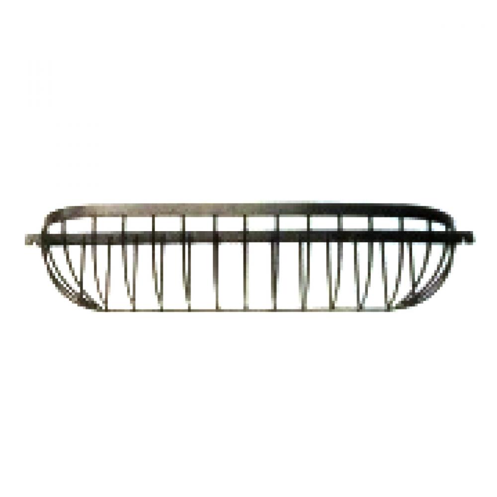 Heavy Duty Wire Window Trough Planter with Coco Liner 36in Black