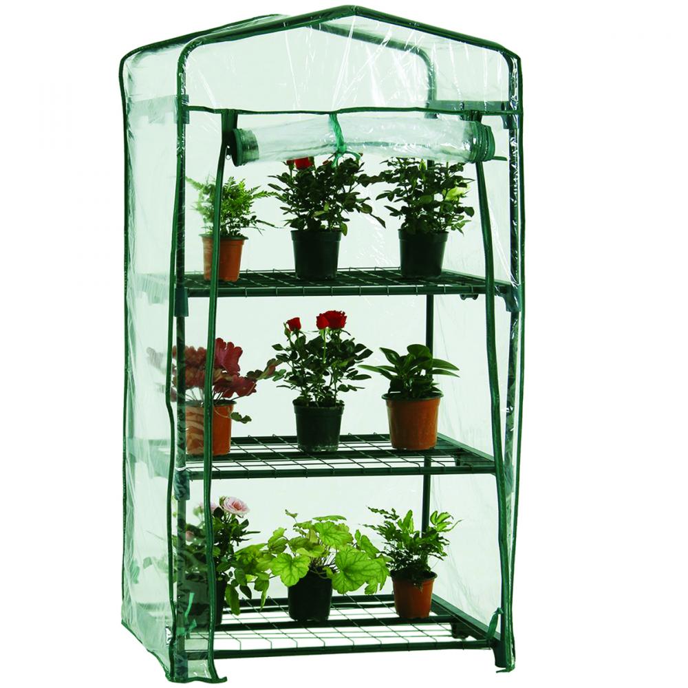 Mini Greenhouse Portable 3-Tier 27 x 19 x 49&#34;