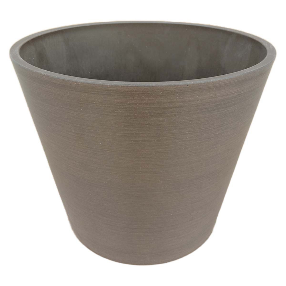 Planter Composite Round Taper 16in x 13in Sand