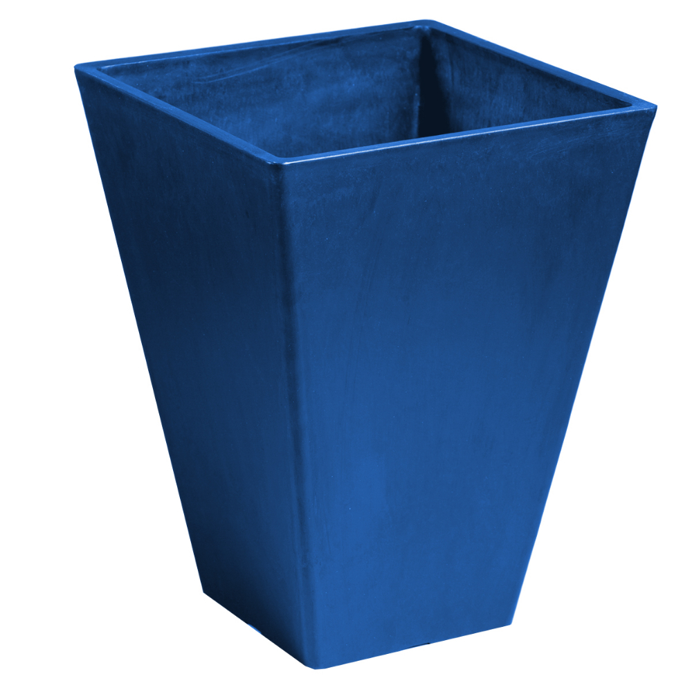 Planter Composite Square 10in x 13in Blue