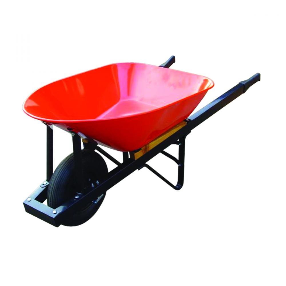 Wheelbarrow 6 cu.ft. Steel Tray Air Tire Steel Handle