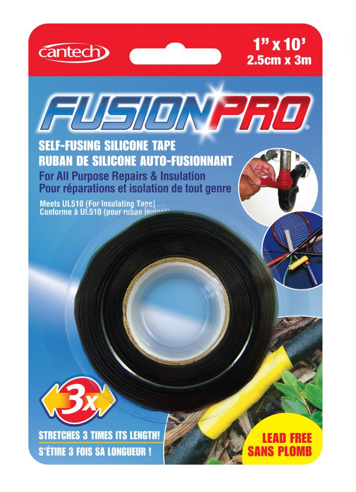 Fusion Pro Self Fusing Silicone Tape 25mm x 3m  Black