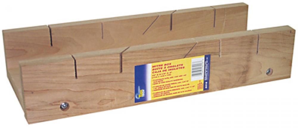 Wood Mitre Box 5 Cuts 38cm