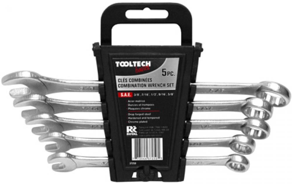 Combination Wrench Set 5Pc SAE