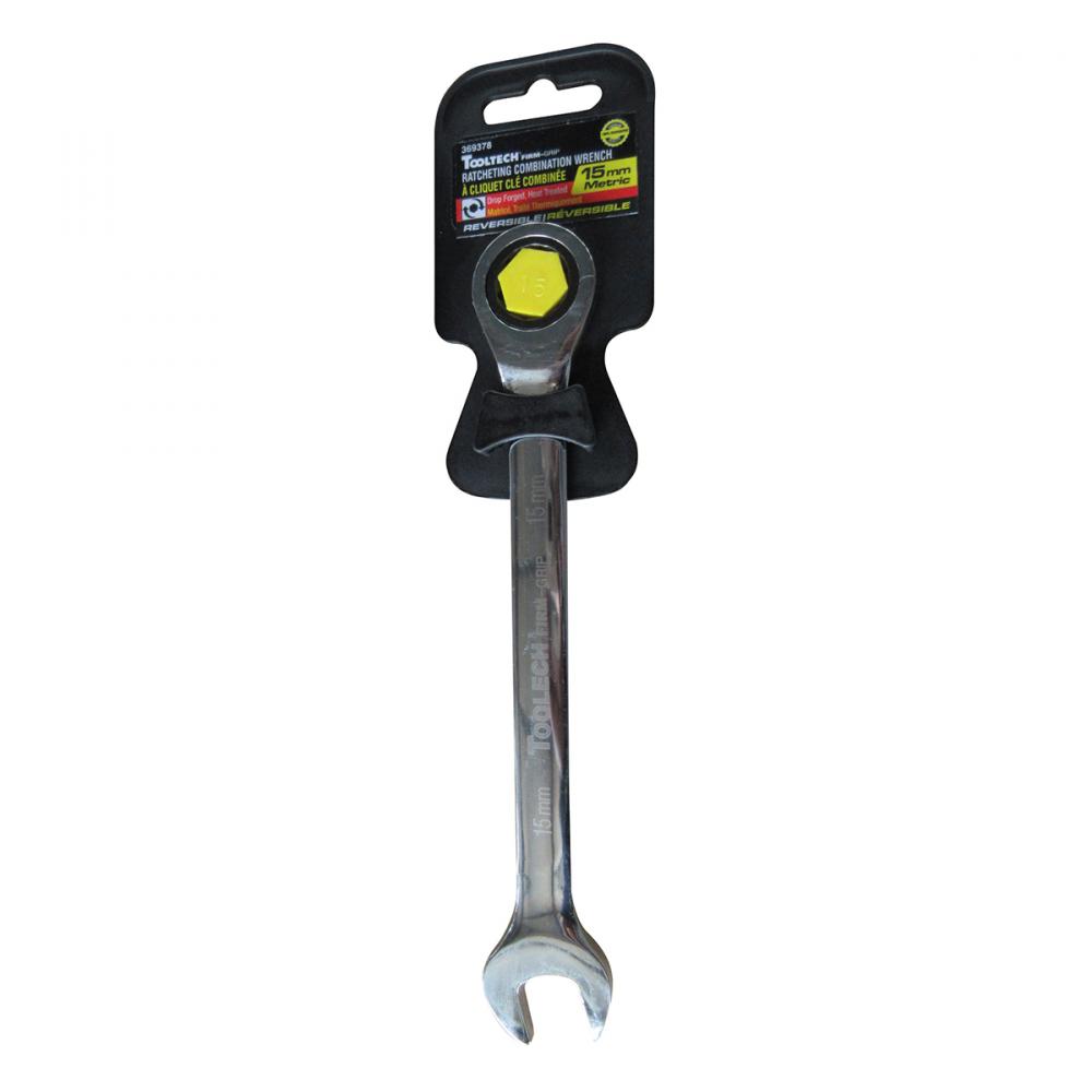 Ratcheting Combination Wrench Metric 15mm