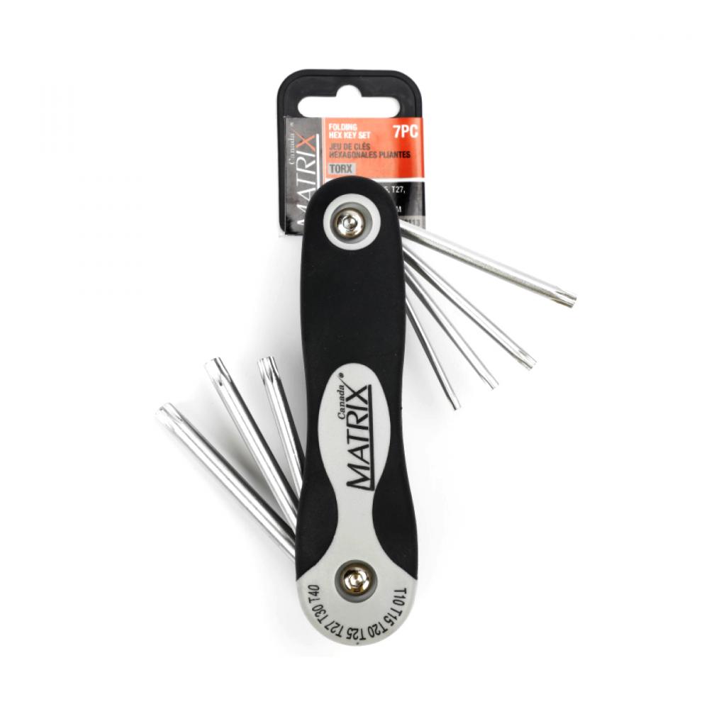 7PC Folding Hex Key Set -Torx®
