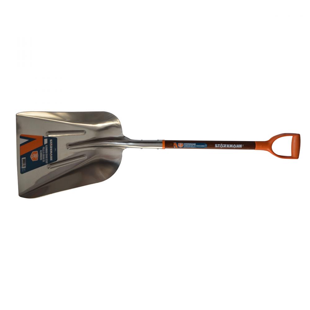 Grain Scoop Shovel Aluminum 30in Wood  D-Handle