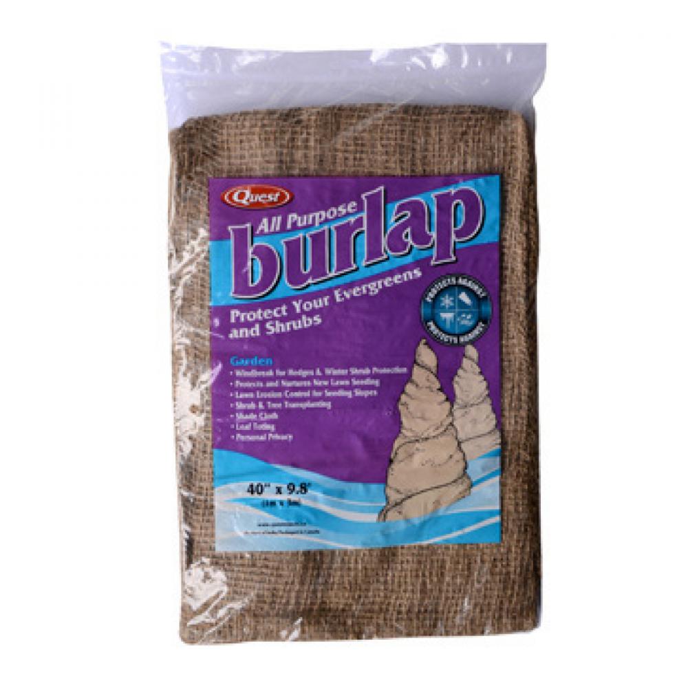 Burlap All Purpose Flat Pack 40&#34; x 9.8ft