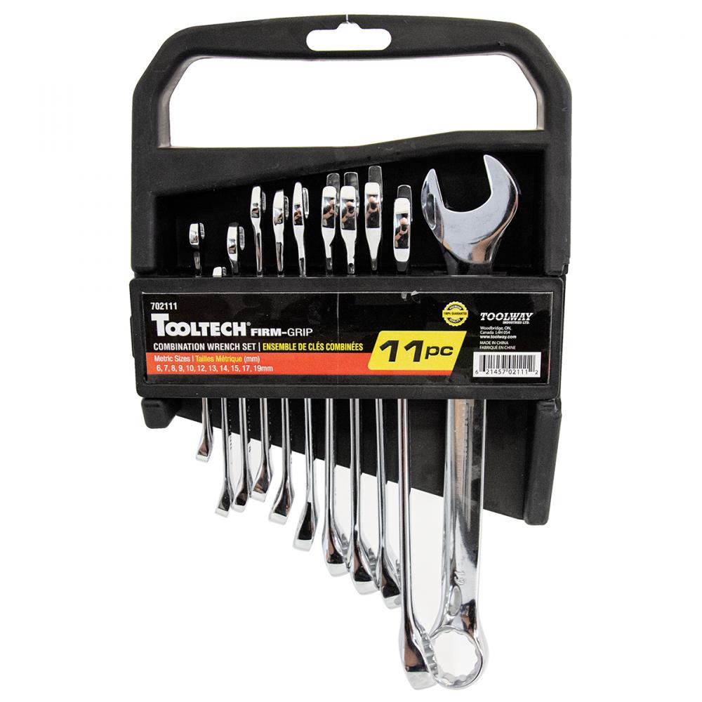 Combination Wrench Set Curved 11pc Metric