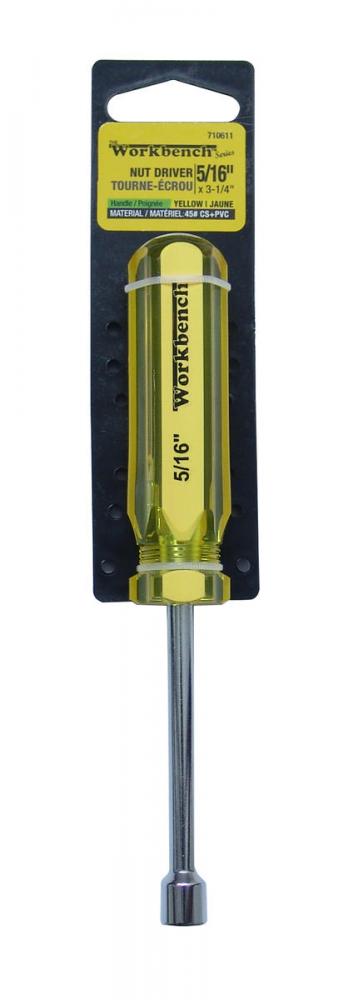 Nut Driver 5/16&#34; x 3¼&#34; Yellow Handle