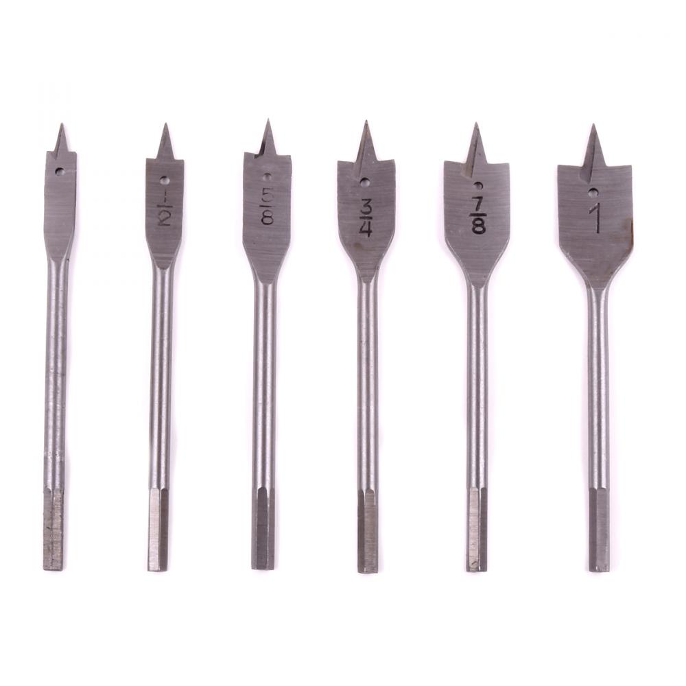 6PC Drill Bits Wood Boring 6in Set