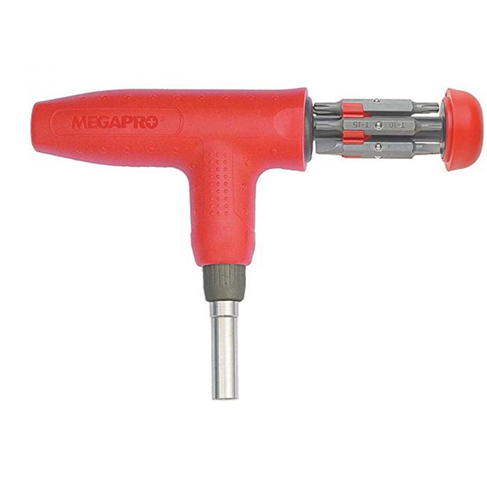 MegaPro Bit Driver Ratcheting T-Handle Multi Bit