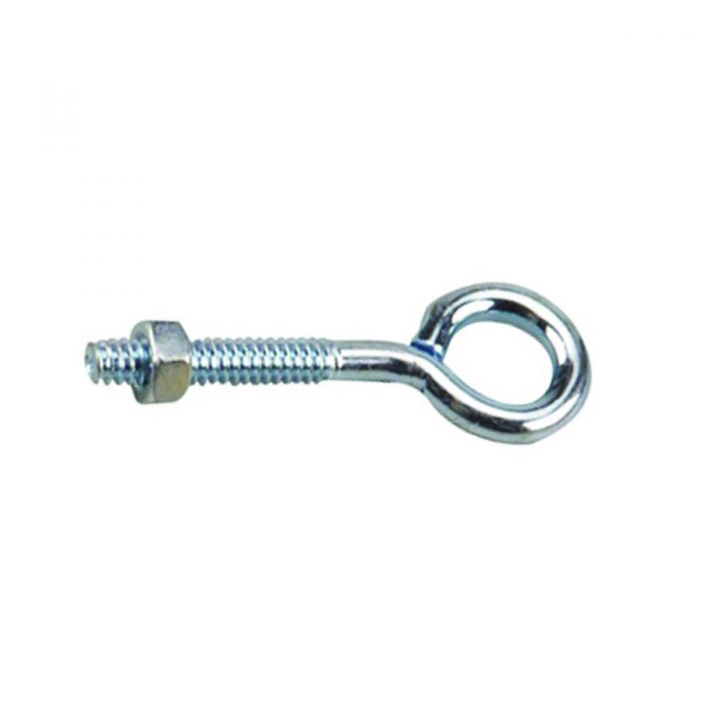10Pk Eye Bolt W/Nut 3/8 X 6in