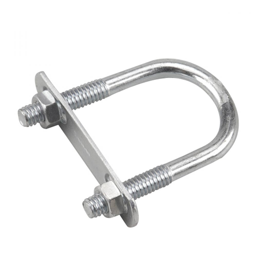 10Pk U-Bolt W/Plate/Nut 5/16X2½X1in