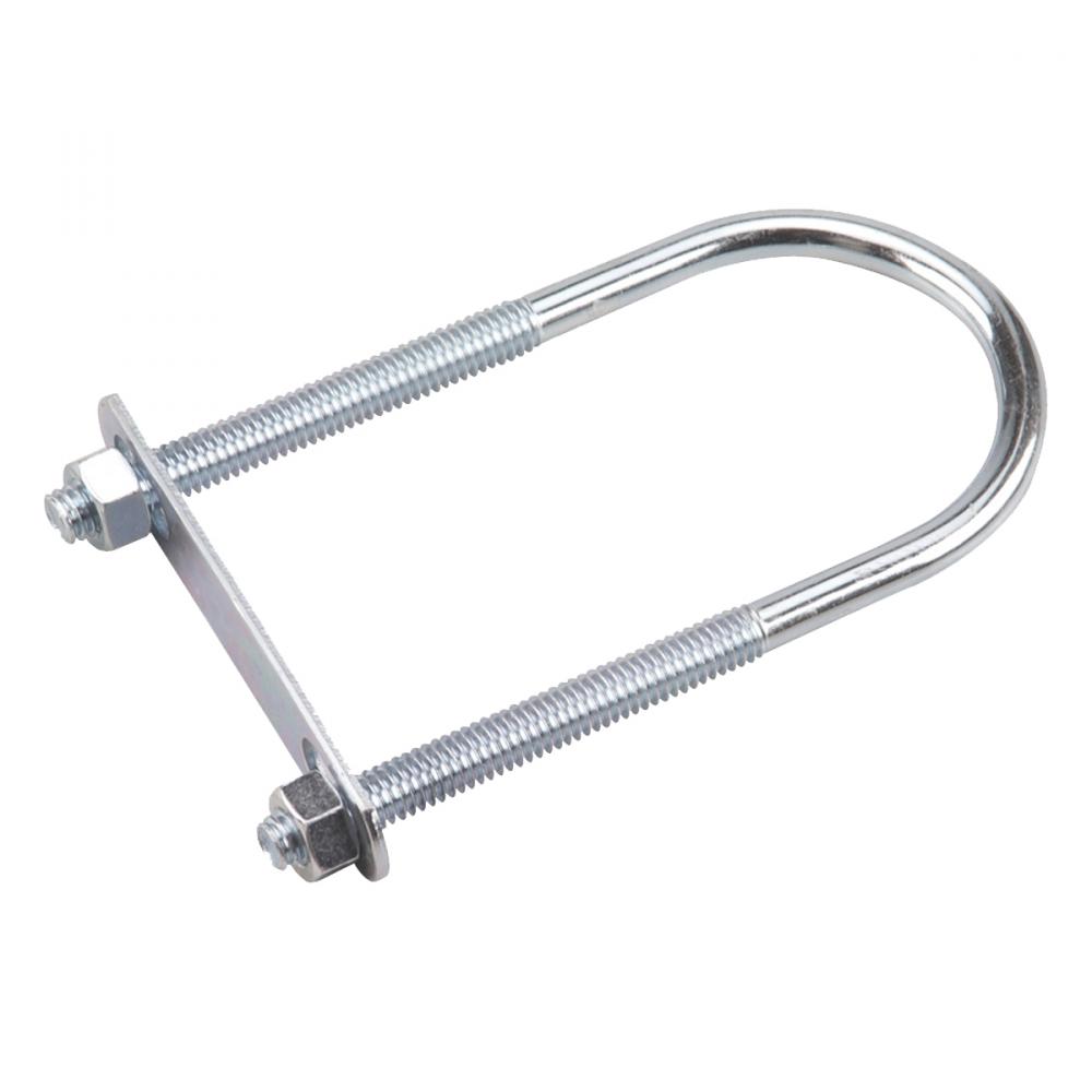 10Pk U-Bolt W/Plate & Nut 5/16X4-11/16X1½in