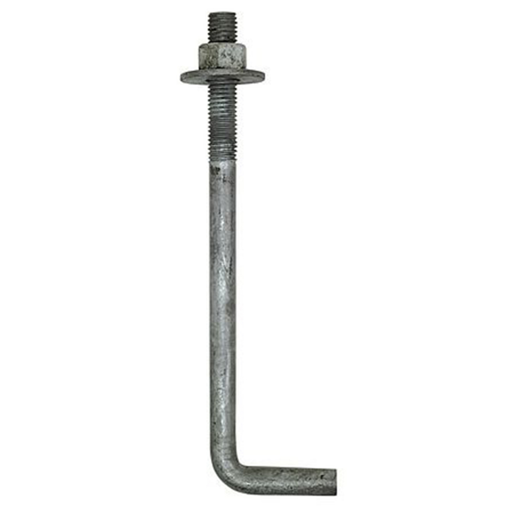 50Pk LBOLT50800  ANCHOR BOLT 1/2 X 8 L-BOLT