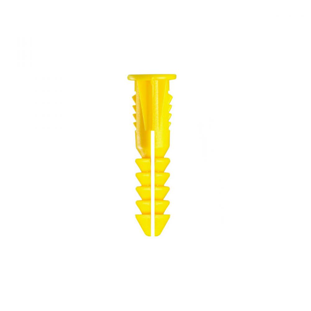 Wallplug 4-6-8 x 1in 100Per Yellow