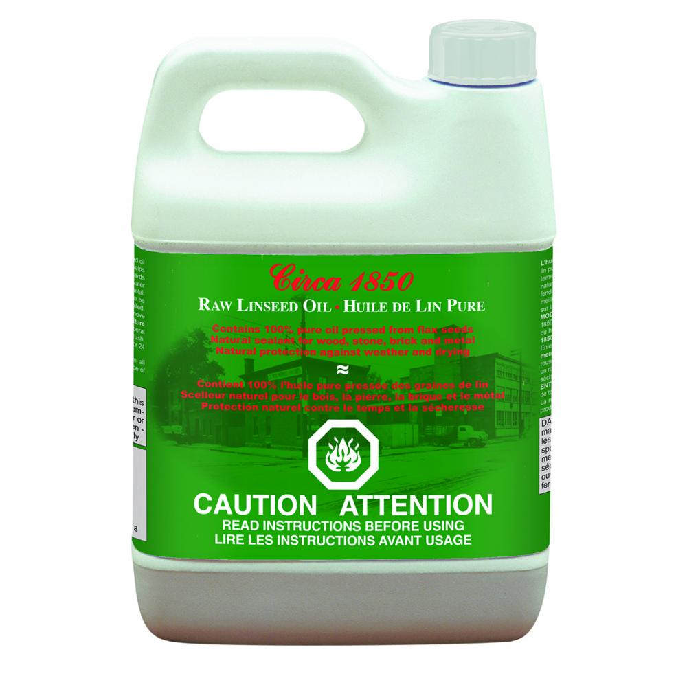 Circa 1850 Raw Linseed Oil 3.78L