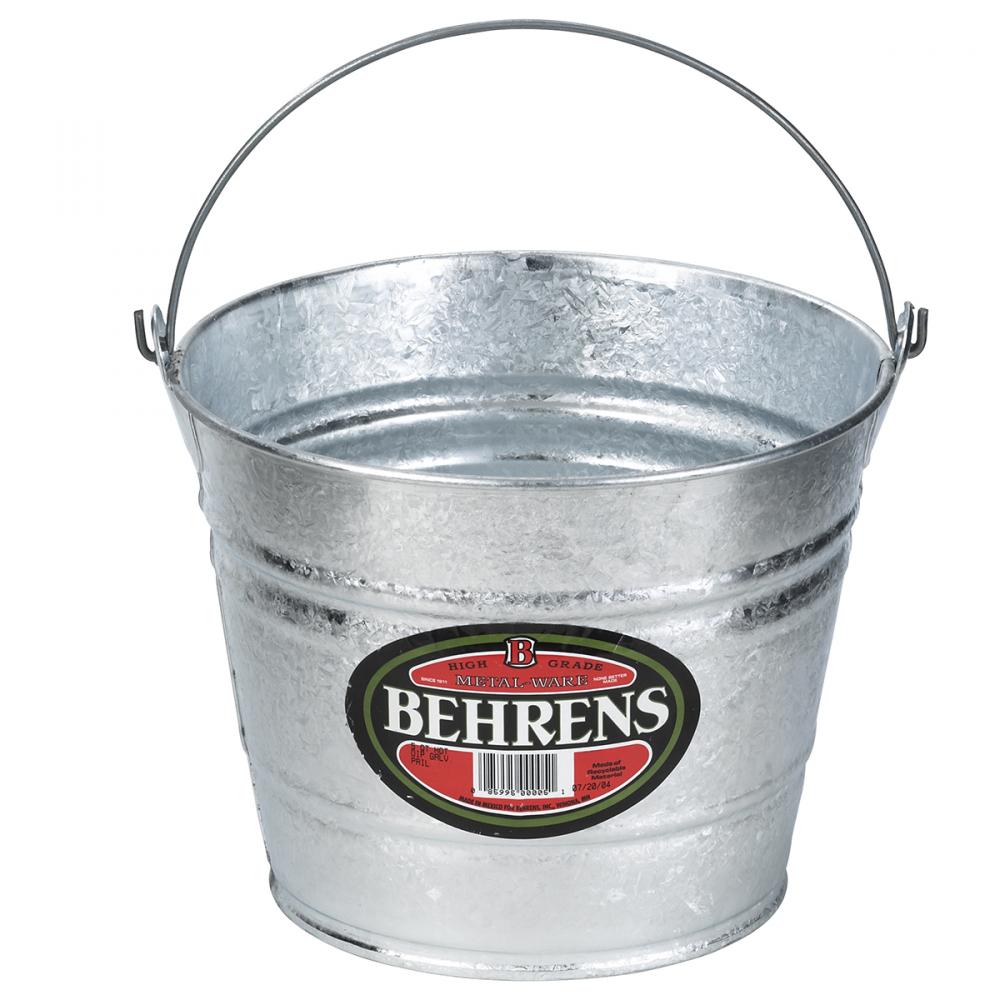 Pail Hot Dipped Steel 7L/8Qt