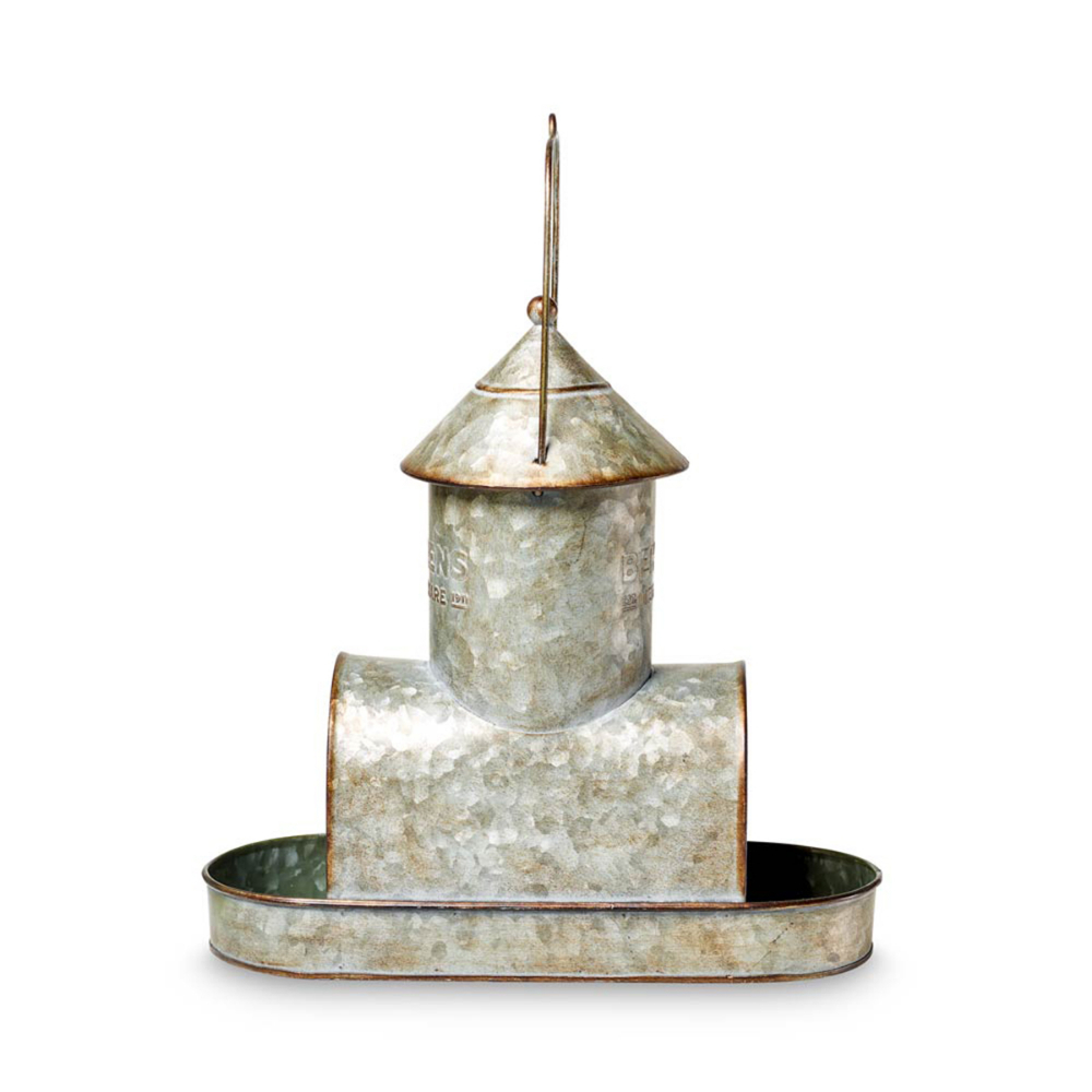 Wild Bird Feeder Aged Galvanized 2.5lb