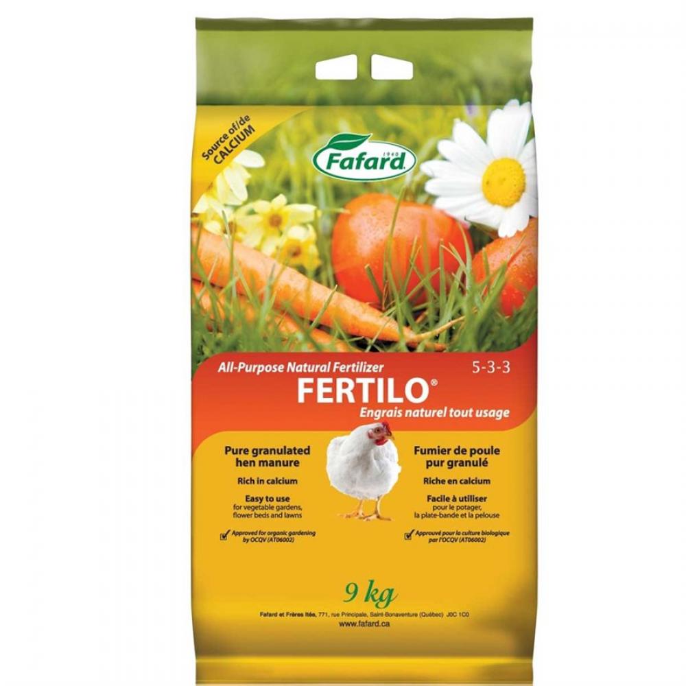 Fafard Natural Fertilizer Fertilo All Purpose 5-3-3  9kg