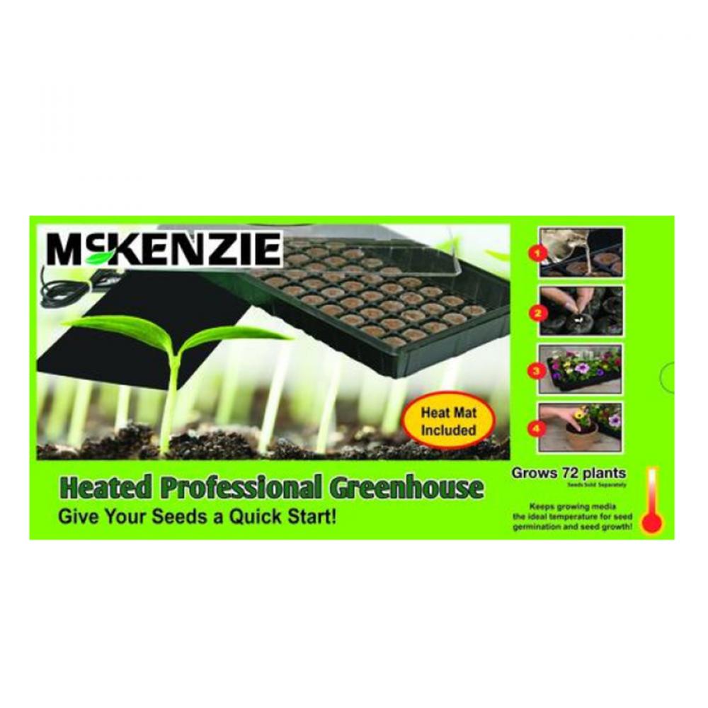 Mini Greenhouse Kit with Heat Mat and 72 pellets 21&#34;x11&#34;