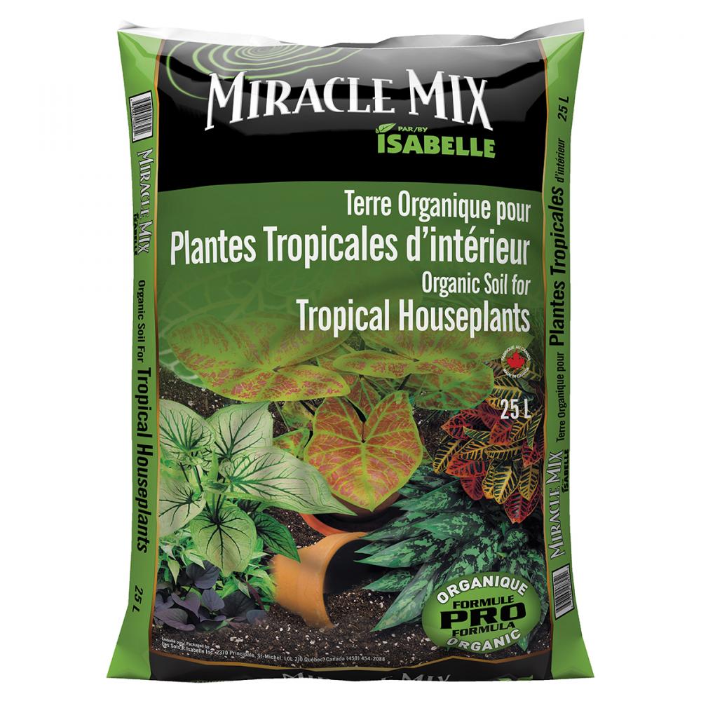 Miracle Mix Tropical Houseplants Potting Soil 25L
