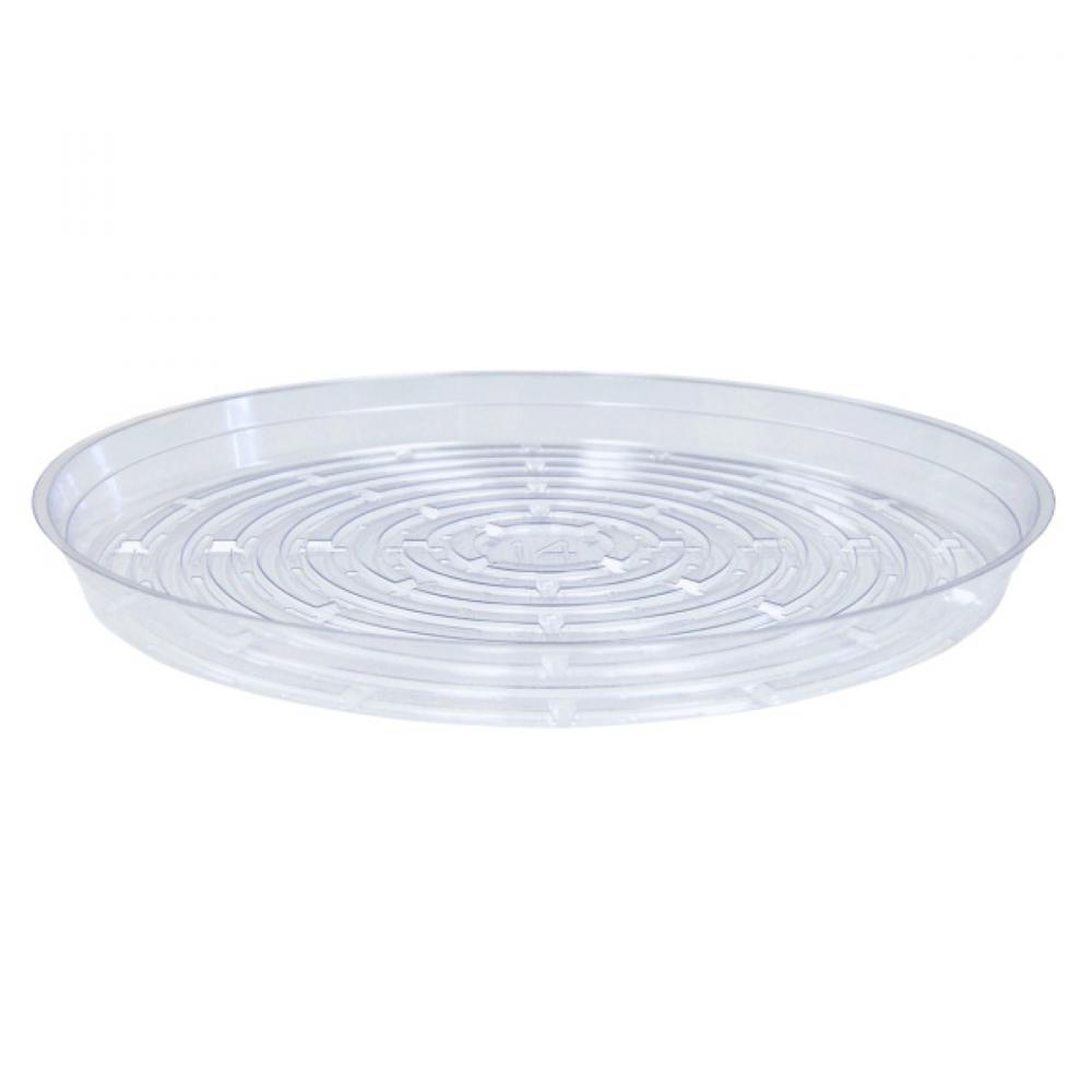 Plant Saucer Clear Vinyl Round 8in