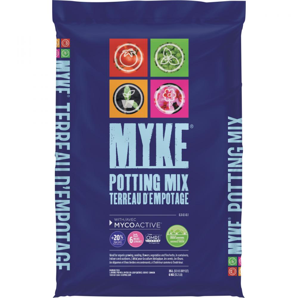 MYKE Potting Soil Mix with MycoActive Technology 35L