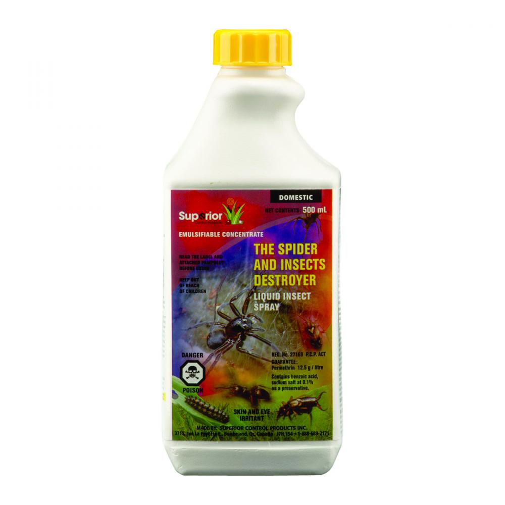 The Spider and Insect Destroyer Liquid Insecticide with Permethrin 250ml