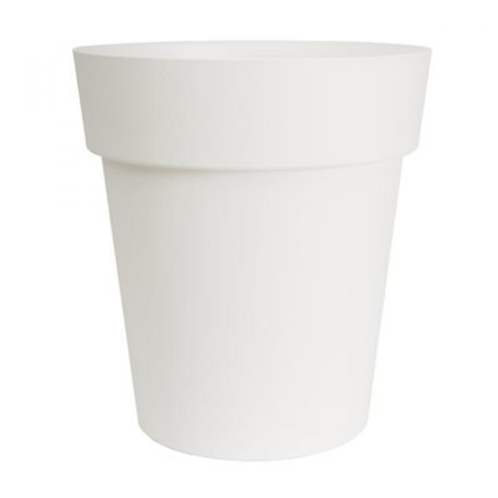 Viva Self-Watering Planter Plastic Round 7x7.75in White