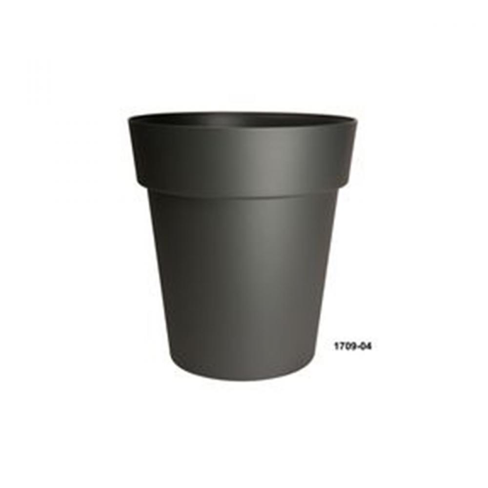 Viva Self-Watering Planter Plastic Round 9x10in Slate