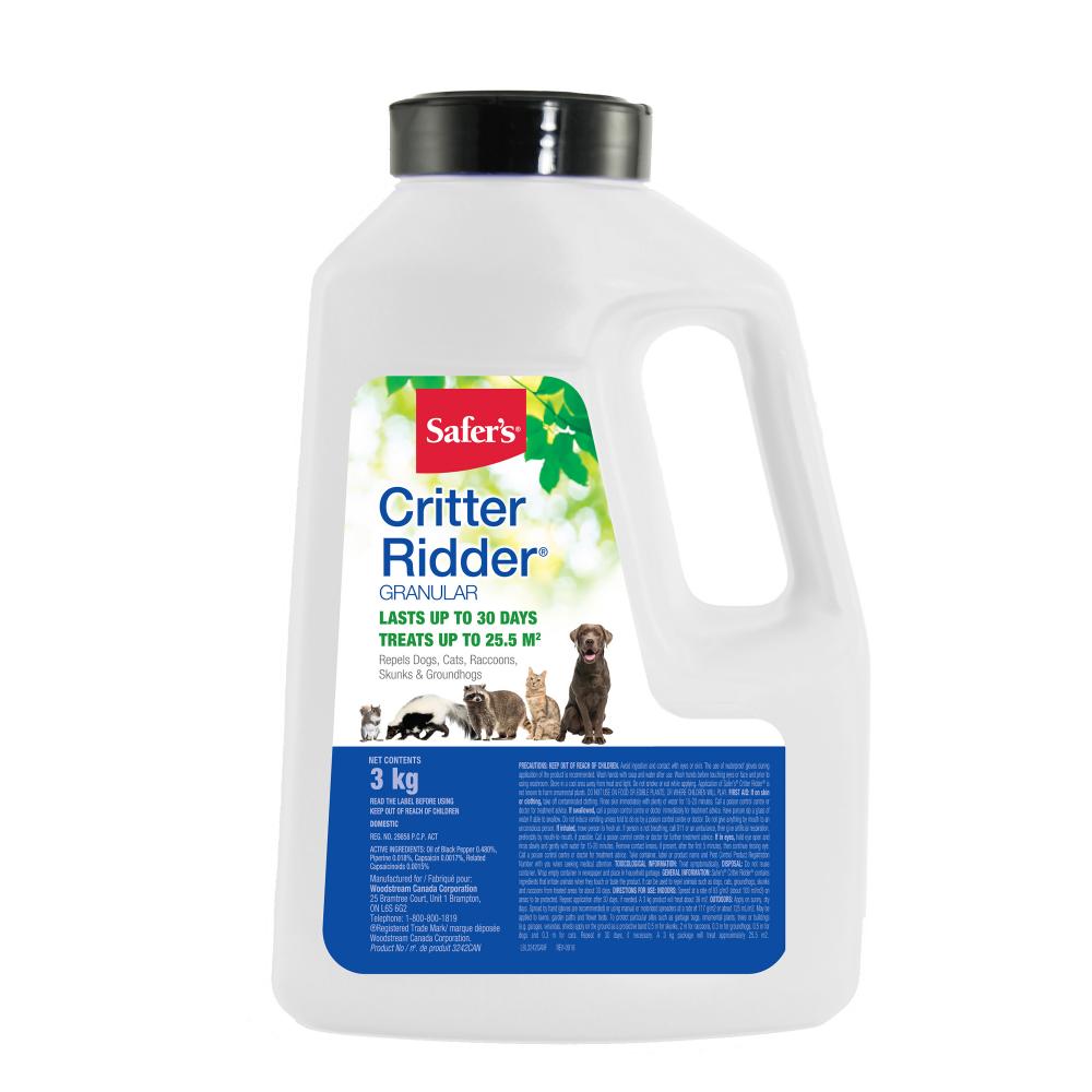 Safer&#39;s Critter Ridder Granular Animal Repellent 3Kg