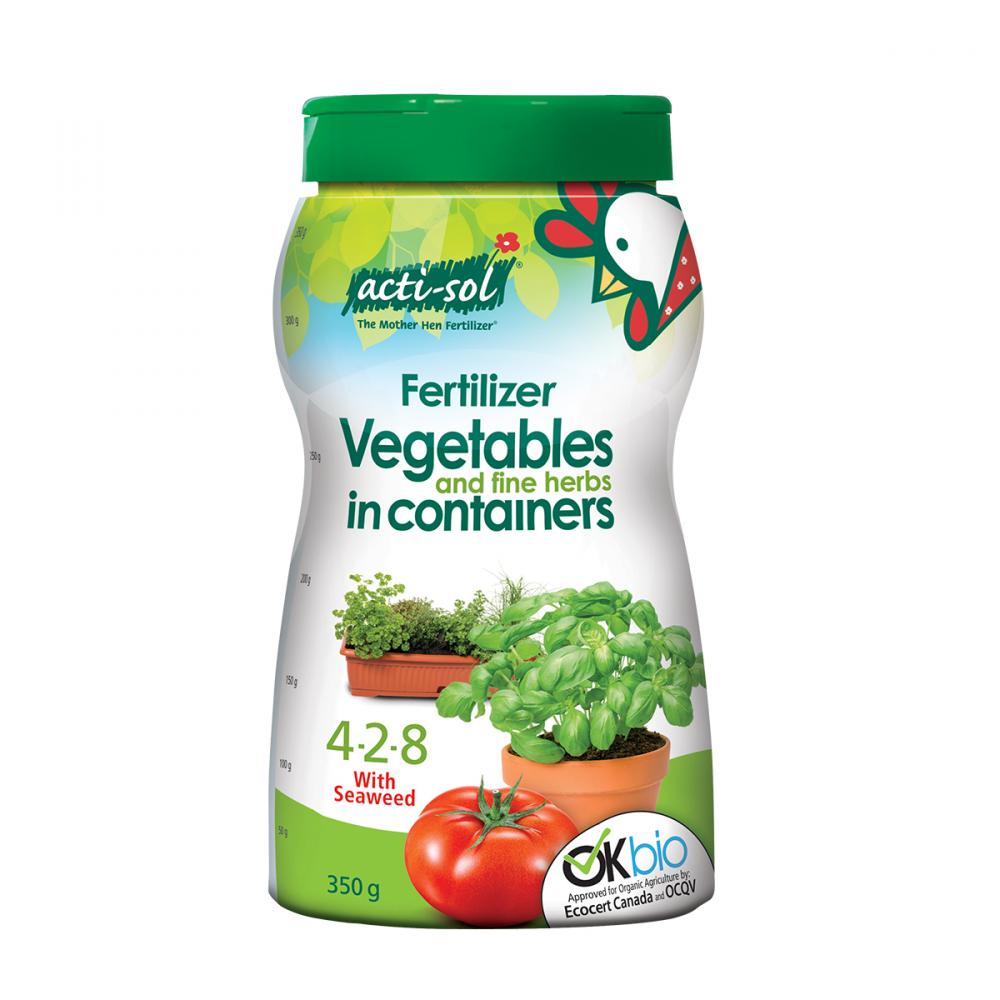 Acti-Sol On The Go Vegetables & Fine Herbs Fertilizer 350G 4-2-8