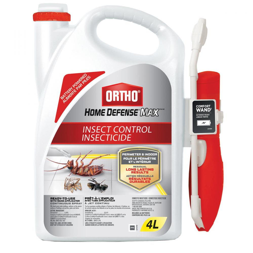 Home Defense Max Perimeter & Indoor Insect Control RTU w/ Wand Appl. 4L