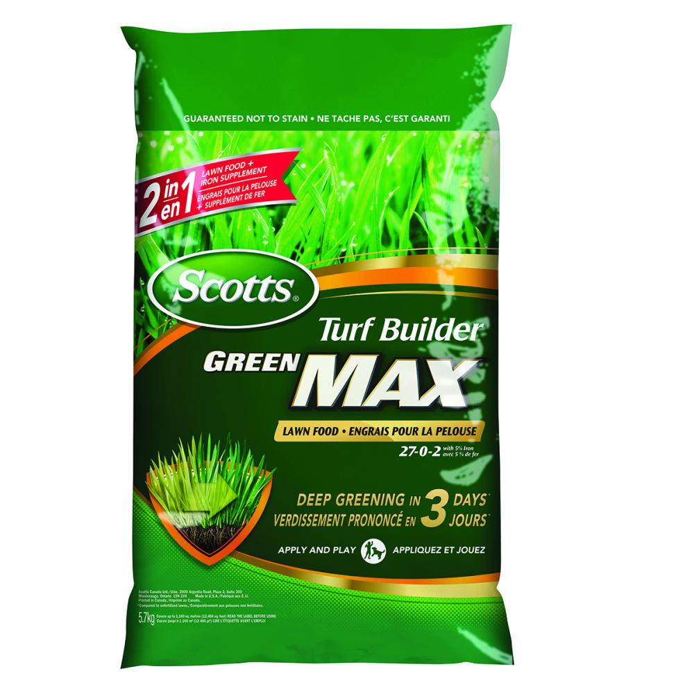 Turf Builder Green Max Lawn Food 27-0-2  5.7kg/350m²
