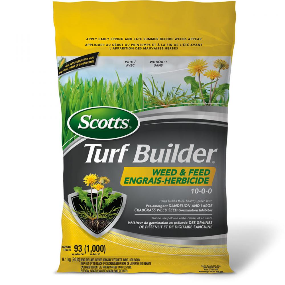 Turf Builder Weed & Feed 10-0-0 9.1kg/93m²