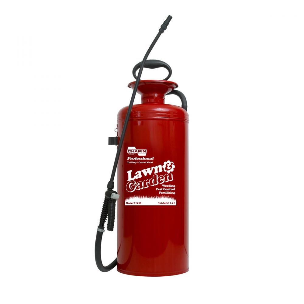 Garden Sprayer Bottle Hand Pump Tri-Poxy Steel 3Gal