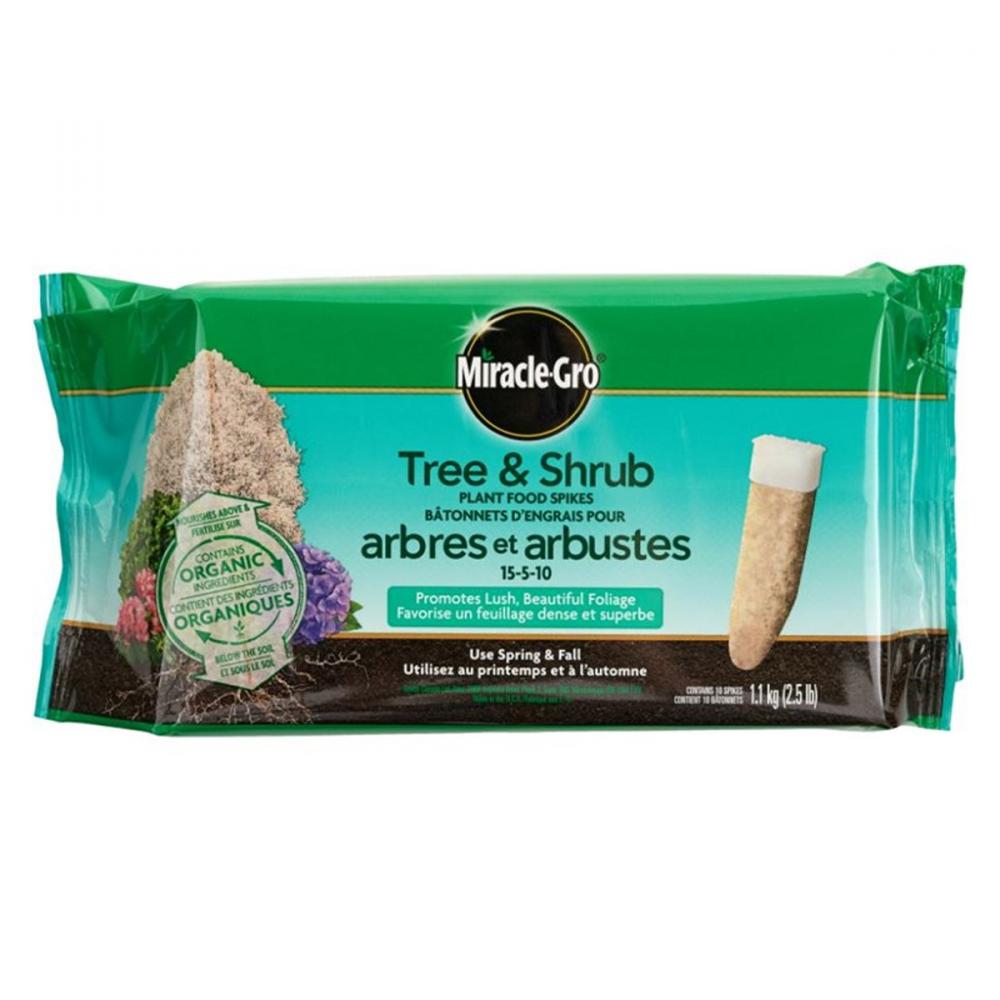 Miracle-Gro Tree & Shrub Fertilizer Spikes 15-5-10  10/Pkg 1.13kg