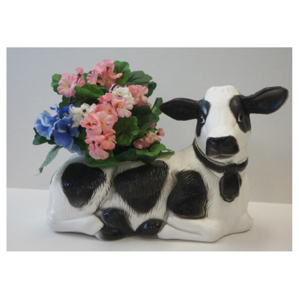 Planter/Garden Décor Blow Mold Cow 18in 7x4in opening