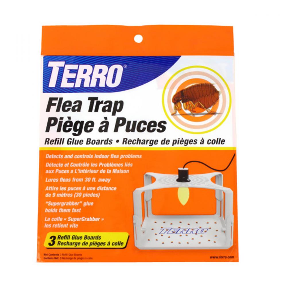 Flea Trap Glue Board Refills 3/Pk
