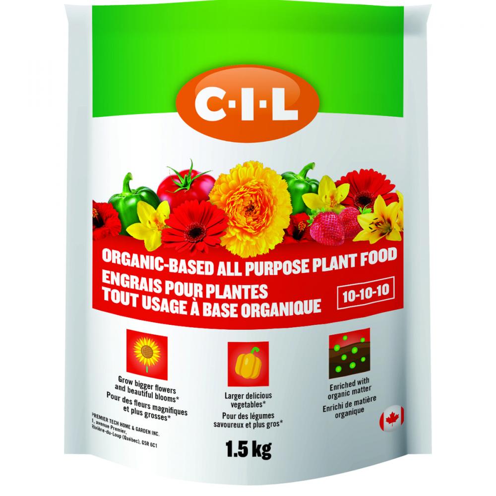 C-I-L Organic All Purpose Plant Food 10-10-10 1.5Kg