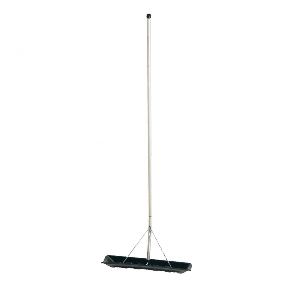 Snow Roof Rake Poly Blade 25-1/2in with 15&#39; Telescopic Aluminum Poles