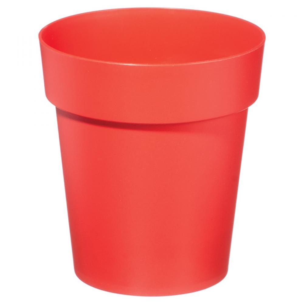Viva Self-Watering Planter Plastic Round 7x7.75in Red