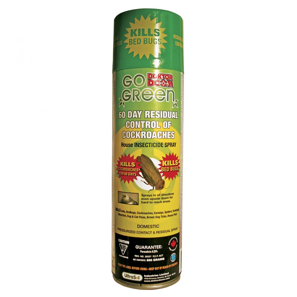 Go Green 60 Day Residual Control Of Cockroaches House Insecticide Spray 500G
