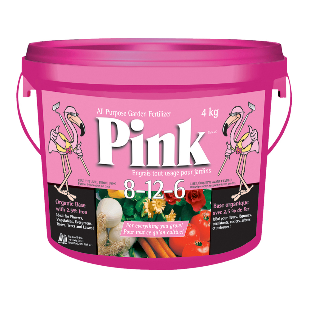 8-12-6 Pink All Purpose Garden Fertilizer 4kg PAIL