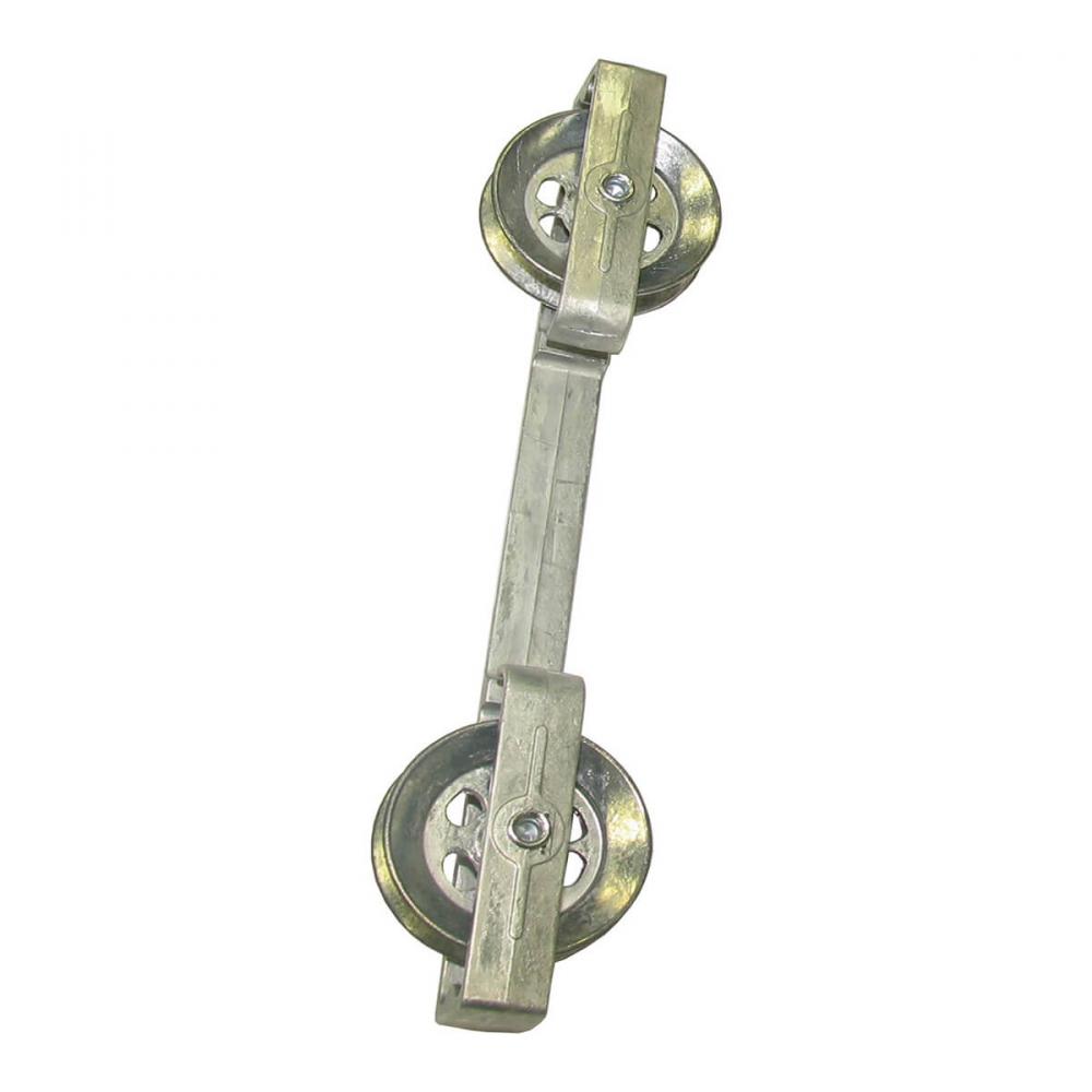 Clothesline Spacer10in Zinc w/Zinc Sheaves