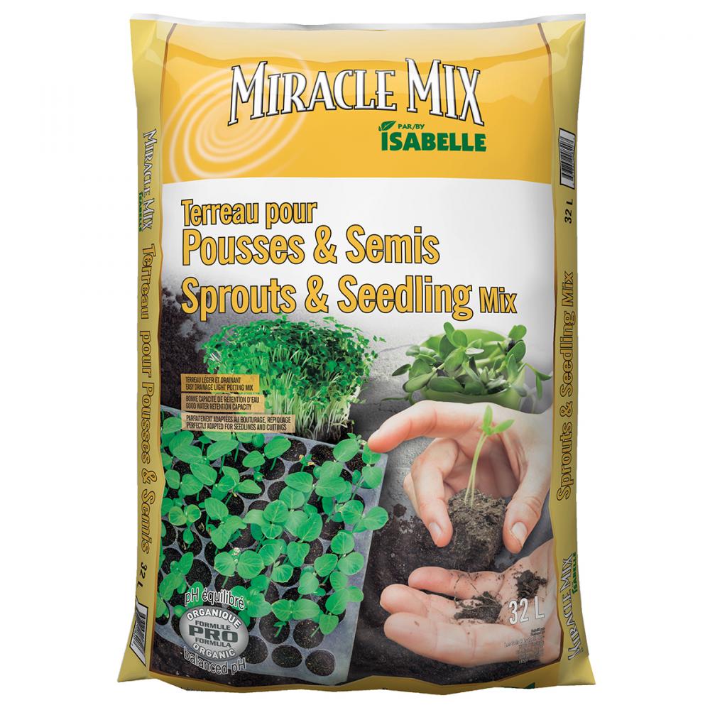Miracle Mix Potting Soil For Sprouts And Seeding 32L