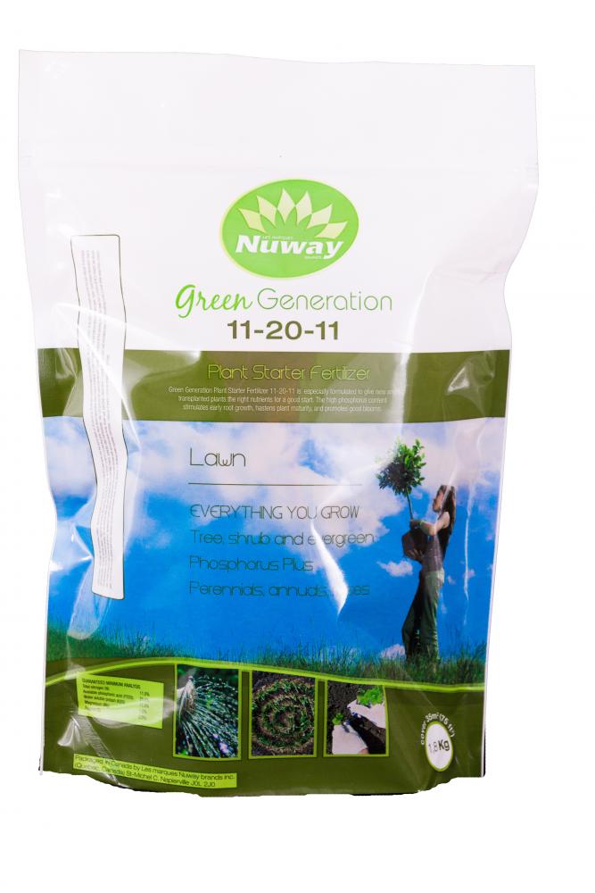 Green Generation Starter Fertilizer for Lawns & Plants 11-20-11 1.8Kg