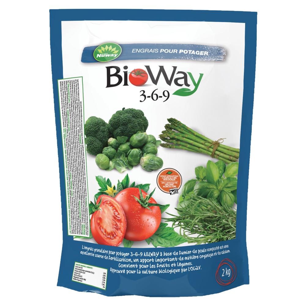 Bioway Vegetable Fertilizer With Manure Org/OCQV 3-6-9 2Kg
